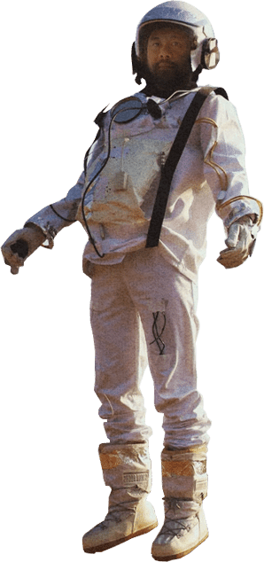Mark in Astronaut Suit